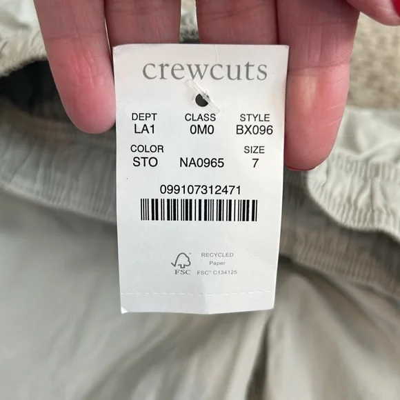 NWT J. Crew Crewcuts Pier Shorts in “Stone”, 7 - Picture 6 of 9